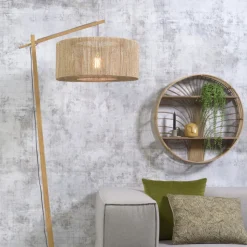 GOOD & MOJO Iguazu buelampe natur cylinder Ø50cm