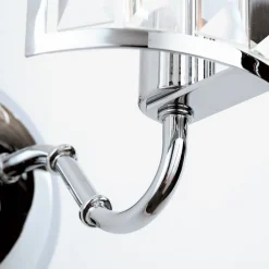 Gstaad krystalbelagt væglampe