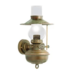 Guadalupa væglampe med olielampe-look