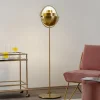 GUBI Multi-Lite gulvlampe, højde 148 cm, messing/messing