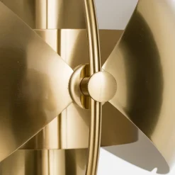 GUBI Multi-Lite gulvlampe, højde 148 cm, messing/messing