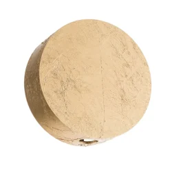 Guldskinnende LED væglampe Sunny