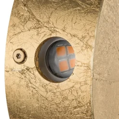 Guldskinnende LED væglampe Sunny