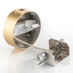 Guldskinnende LED væglampe Sunny