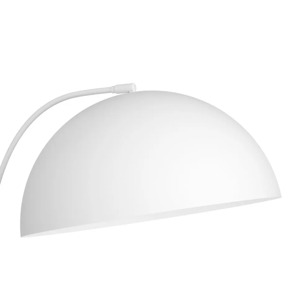 Gulvlampe Arcos, hvid, højde 150 cm, metal