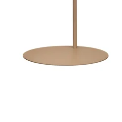 Gulvlampe Axion, beige, højde 115 cm, stål