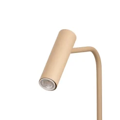 Gulvlampe Axion, beige, højde 115 cm, stål
