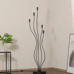Gulvlampe Bonibon 13231 sort metal højde 155 cm 5 lyskilder