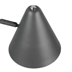 Gulvlampe Cosima, antracit, højde 126 cm, metal