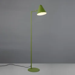 Gulvlampe Cosima, grøn, højde 126 cm, metal
