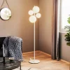 Gulvlampe Dione, 4 lyskilder, hvid