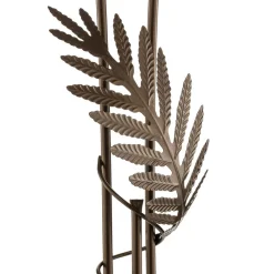 Gulvlampe Dubai i bladlook, 2 lyskilder, bronze