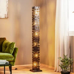 Gulvlampe Foresta i metal, højde 153 cm