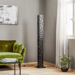 Gulvlampe Foresta i metal, højde 153 cm