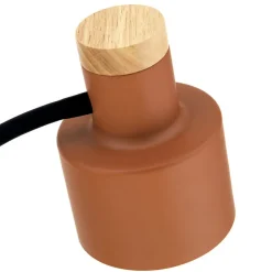 Gulvlampe Gili, stål, koralrød, højde 150 cm, E27