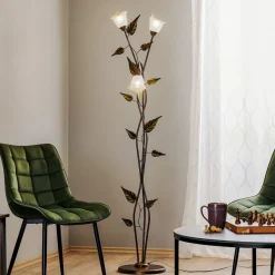 Gulvlampe Miranda i florentinsk stil, bronze