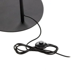 Gulvlampe Moby Green med tekstilskærm