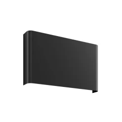 Haga væglampe, grafit, metal, G9, op/ned, 25,5 cm bred