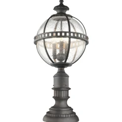 Halleron vejlampe med Londonderry-finish