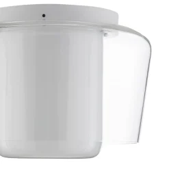 Helestra Canio loftlampe i glas, klar udvendig