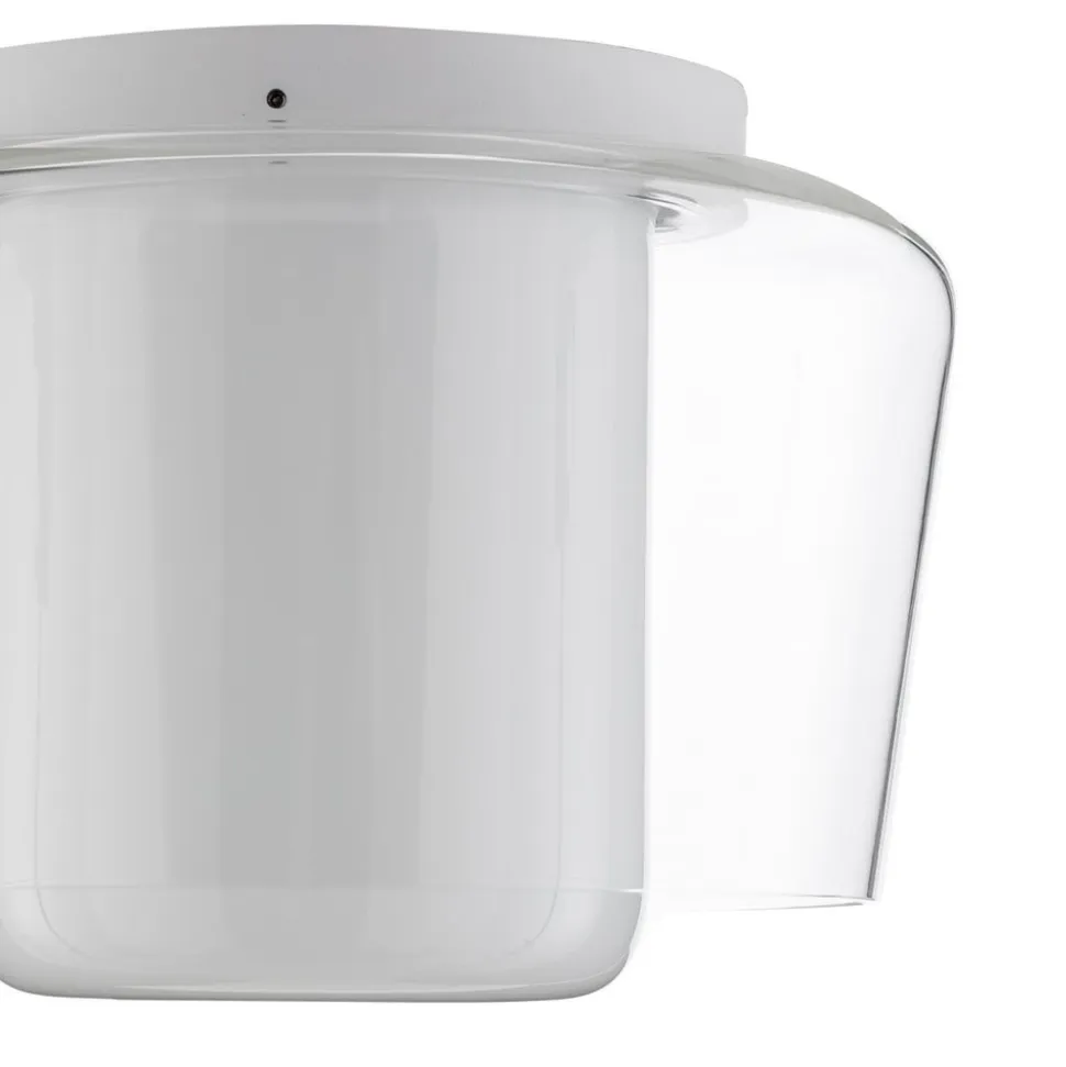 Helestra Canio loftlampe i glas, klar udvendig