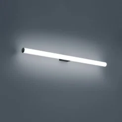 Helestra Loom LED-spejllampe sort, 90 cm