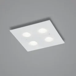 Helestra Nomi LED-loftlampe 38x38cm dim hvid