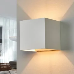 Helestra Siri væglampe up/down, mat hvid