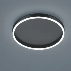 Helestra Sona LED-loftlampe, sort, Ø 40 cm