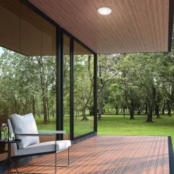 Helsinki udendørs LED-væglampe, sensor, IP44, hvid