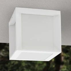 Henry udendørs væglampe, 16 x 16 x 16 cm, hvid