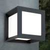 Henry udendørs væglampe, 16 x 16 x 16 cm, antracit