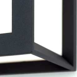 Henry udendørs væglampe, 16 x 16 x 16 cm, antracit