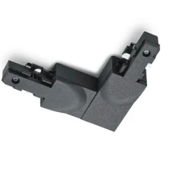 Hjørneforbinder DUOline jordstik, ude, sort