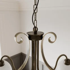 Hængelampe Antica i landlig stil, 3 lyskilder