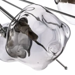 Hængelampe AV-1777-13K kromfarvet glas 13-flammet