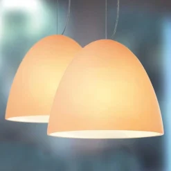 Hængelampe BELL 21 cm, sandfarvet, med 2 lyskilde