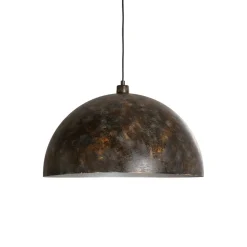 Hængelampe Berceste, Ø 60 cm, gammel messing, metal