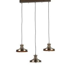 Hængelampe Berceste 9263, 3 lyskilder, antik messingfarvet, E27