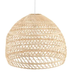 Hængelampe BOHO, Ø 60 cm, naturbrun, rattan, E27