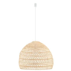 Hængelampe BOHO, Ø 60 cm, naturbrun, rattan, E27