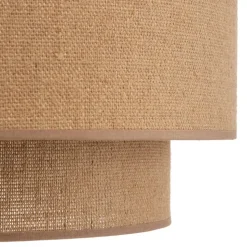 Hængelampe Boho jute naturbrun Ø45cm 1 lyskilde