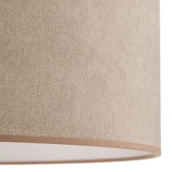 Hængelampe Bristol, vævet mønster, beige