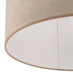 Hængelampe Bristol, vævet mønster, beige