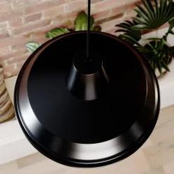 Hængelampe Class, sort/sort