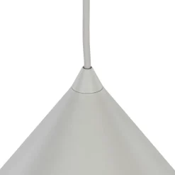 Hængelampe Cono, 1 lyskilde, Ø 50 cm, beige, E27