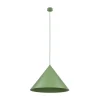 Hængelampe Cono, 1 lyskilde, Ø 50 cm, grøn, E27