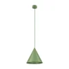 Hængelampe Cono, 1 lyskilde, Ø 25 cm, grøn, E27