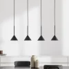 Hængelampe Cono Mini, 4 lyskilder, sort, E27