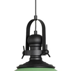 Hængelampe Craft, grøn, metal, Ø 41 cm, E27